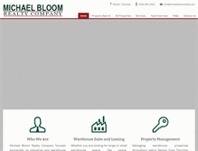 Tablet Screenshot of michaelbloomrealty.com